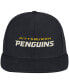Фото #2 товара Men's Black Pittsburgh Penguins Snapback Hat