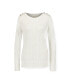 Фото #1 товара Women's Cable Sweater with Button Detail