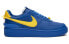 Фото #2 товара AMBUSH x Nike Air Force 1 Low "Game Royal and Vivid Sulfur" 潮流经典 联名款 防滑耐磨 板鞋 男女同款 蓝黄色 / Кроссовки Nike AMBUSH x DV3464-400