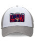 Фото #2 товара Men's Gray/White Florida Panthers 2024 Eastern Conference Champions Locker Room Mesh Back Structured Adjustable Hat