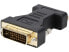 Фото #1 товара Rosewill EA-AD-DVI2VGA-MF Black Color Dual Link DVI-I(24+5) Male to VGA Female A
