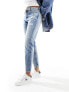 Фото #5 товара Calvin Klein Jeans cropped mom jeans in mid wash