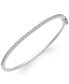 ფოტო #2 პროდუქტის Sterling Silver Cubic Zirconia Bangle Bracelet (1-3/4 ct. t.w.) (Also available in 14k Gold over Sterling Silver)