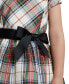 Фото #5 товара Toddler and Little Girls Plaid Fit-and-Flare Dress