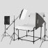 Walimex Shooting Table Set Pro Daylight - Black - Silver - White - Glass - Metal - Plastic