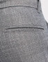 Фото #4 товара New Look slim suit trousers in dark grey texture