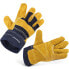 Фото #1 товара Rękawice rękawiczki ochronne robocze skórzane z mankietami XXL