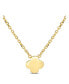 ფოტო #1 პროდუქტის Clover Chain Necklace in 14K Gold, 16 in adj to 18 in, approx. 4.1 grams