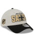 Фото #1 товара Men's Stone, Black New Orleans Saints 2023 NFL Draft 39THIRTY Flex Hat