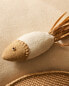 Cotton fish toy for pets Бежевый, 13 x 6 x 3 cm - фото #8