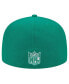 Men's Kelly Green Philadelphia Eagles Historic Side Patch 59FIFTY Fitted Hat