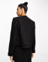 Фото #4 товара NA-KD x Hanna Schonberg co-ord tweed jacket in black