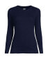 ფოტო #3 პროდუქტის Plus Size Long Sleeve Micro Rib T-Shirt