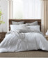 Фото #4 товара Ultra Soft Valatie Cotton Garment Washed Dyed Reversible 3 Piece Duvet Cover Set, Full/Queen