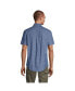 Фото #3 товара Men's Short Sleeve Button Down Chambray Shirt