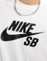 Nike SB logo t-shirt in white