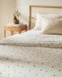 Clover print duvet cover