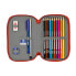 Фото #4 товара SAFTA Double Filled 28 Pieces Blues Pencil Case