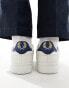 Фото #3 товара Fred Perry B722 leather trainers in white and blue