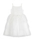 Big Girls Sleeveless Sparkle Mesh and Tulle Dress