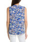 Фото #2 товара Jones New York Front Pleat Blouse Women's Blue S