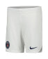 ფოტო #2 პროდუქტის Big Boys White Paris Saint-Germain 2023/24 Away Stadium Performance Shorts