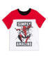 Boys Spider-Man Graphic T-Shirt and Shorts Outfit Set