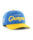 Фото #1 товара Men's Powder Blue, Gold Los Angeles Chargers Crosstown Two-Tone Hitch Adjustable Hat