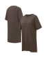 ფოტო #1 პროდუქტის Women's Brown Los Angeles Dodgers Neutral T-Shirt Dress