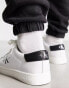 Фото #2 товара Calvin Klein Jeans cupsole trainer in white