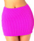 Фото #1 товара Juniors' Ribbed Pull-On Swim Skirt, Created for Macy's
