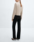 Фото #3 товара Women's Button Detail Cropped Blazer