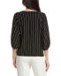 Vince Camuto Raglan Blouse Women's Black L