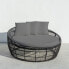 Sun-lounger Dido 160 x 160 x 76 cm Circular Black