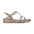 Фото #1 товара VANELi Nelina Stud Demi Metallic Wedge Womens Silver Casual Sandals NELINA-3126