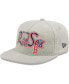 ფოტო #4 პროდუქტის Men's Gray Boston Red Sox Corduroy Golfer Adjustable Hat