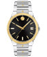 ფოტო #1 პროდუქტის SE Men's Swiss Two-Tone Stainless Steel Bracelet Watch 41mm