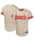 Фото #1 товара Nike Big Boys and Girls Cream Los Angeles Angels City Connect Limited Jersey