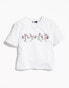 Фото #1 товара ASOS DESIGN PRIDE genderless baby tee in white with chest print