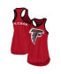 ფოტო #1 პროდუქტის Women's Red Atlanta Falcons Tater Tank Top