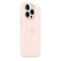 Фото #5 товара Apple iPhone 15 Pro Silicone Case with MagSafe - Pink, Cover, Apple, iPhone 15 Pro, 15.5 cm (6.1"), Pink