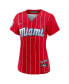 Фото #2 товара Футболка Nike женская Реплика топа команды Miami Marlins City Connect в красном цвете