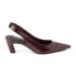 Фото #1 товара Matisse Leona Pointed Toe Sling Back Pumps Womens Red Dress Casual LEONA-642