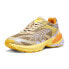 Фото #4 товара Puma Velophasis Multi Lace Up Mens Brown, Yellow Sneakers Casual Shoes 39344902