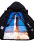 Фото #3 товара Men's Nasa Inspired Hooded Puffer Jacket with Printed Astronaut Interior