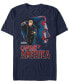 ფოტო #2 პროდუქტის Marvel Men's Avengers Infinity War Captain America Pop Art Posed Profile Short Sleeve T-Shirt