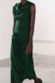 Фото #6 товара Платье облегающего кроя с драпировкой — zw collection ZARA