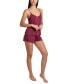 ფოტო #3 პროდუქტის Women's 2-Pc. Lace-Trim Cami Pajamas Set