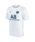 ფოტო #2 პროდუქტის Men's White Paris Saint-Germain 2021/2022 Pre-Match Performance Top