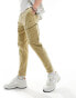 Фото #1 товара Pull&Bear cargo trouser in sand